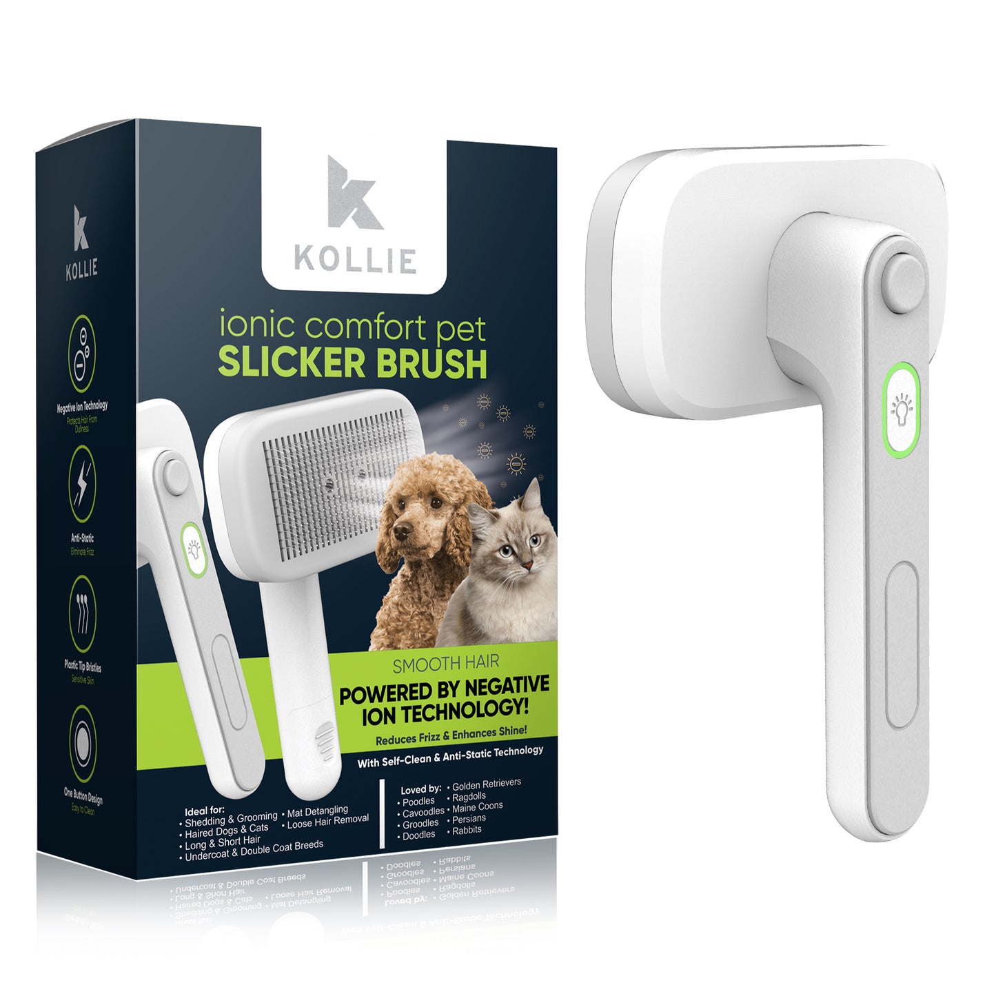 Ionic Dog Brush