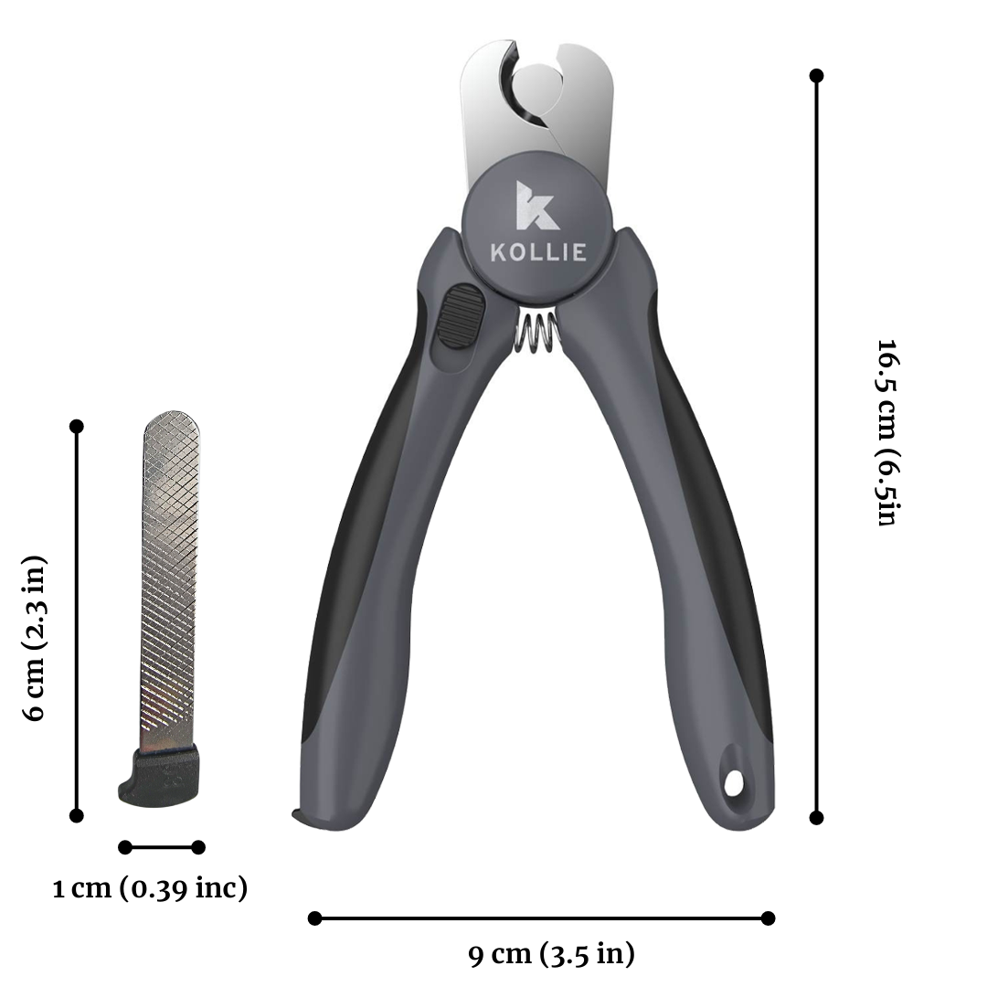 Kollie Graphite Dog Nail Clipper