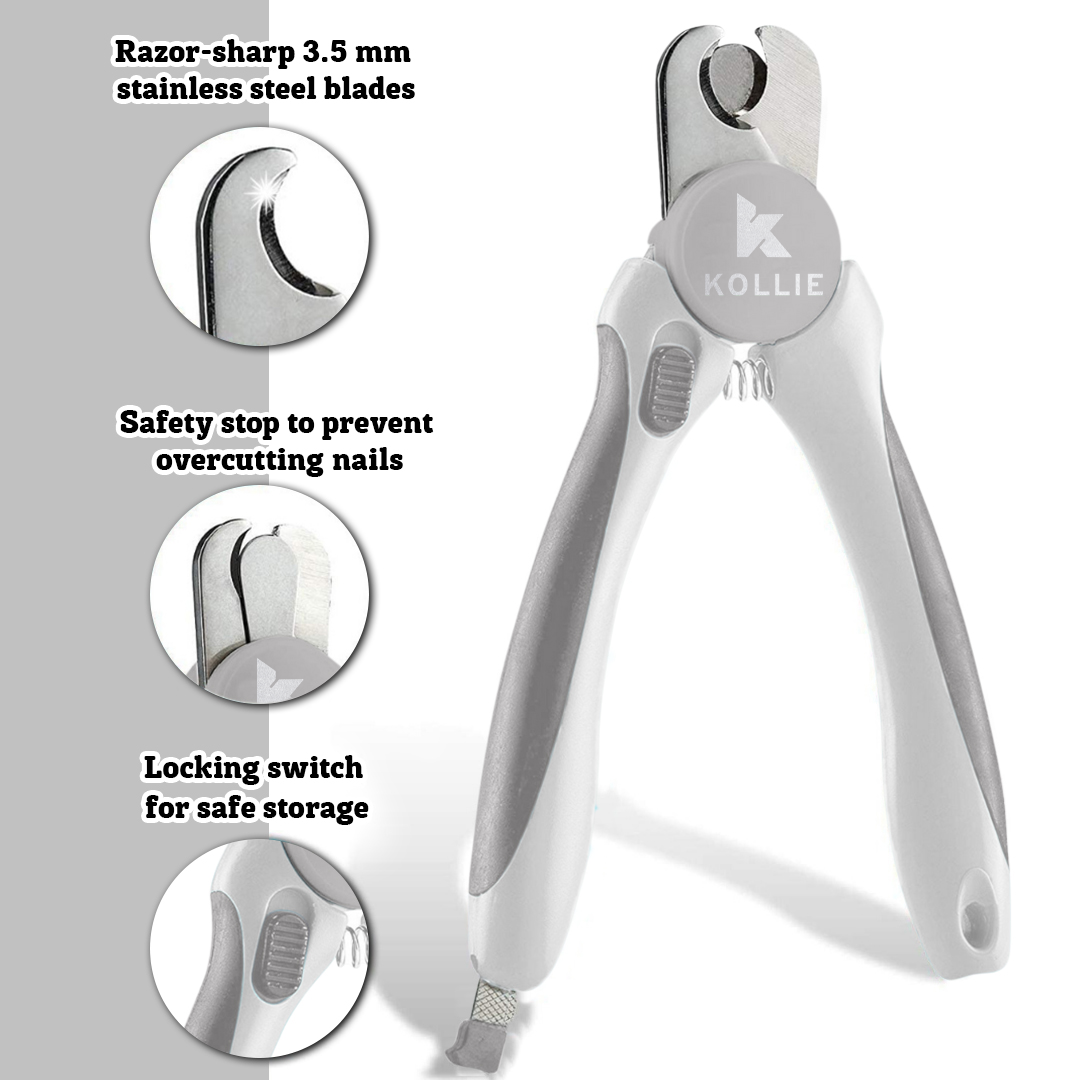 White Kollie Dog Nail Clipper