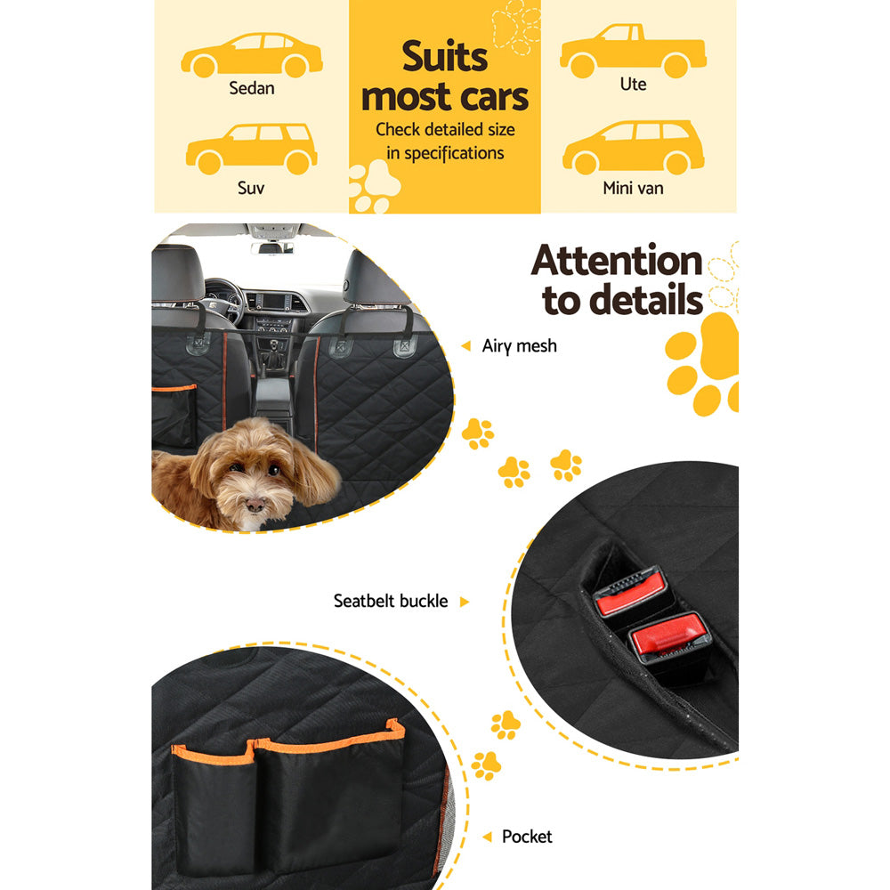 Dog Car Seat Cover Dog Protector Hammock Back Waterproof Belt Non Slip Mat