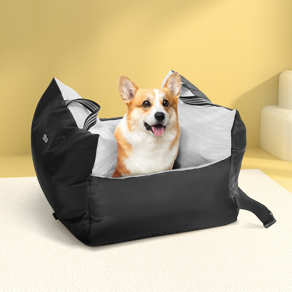 Dog Car Seat Booster Cover Dog Bed Portable Waterproof Belt Non Slip