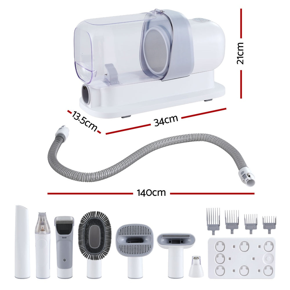Dog Grooming Kit Vacuum Dog Cat Hair Dryer Remover Clipper Brushes Cleaning