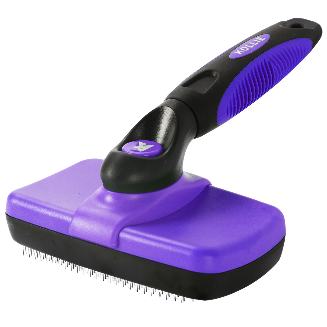 Purple Dog Slicker Brush
