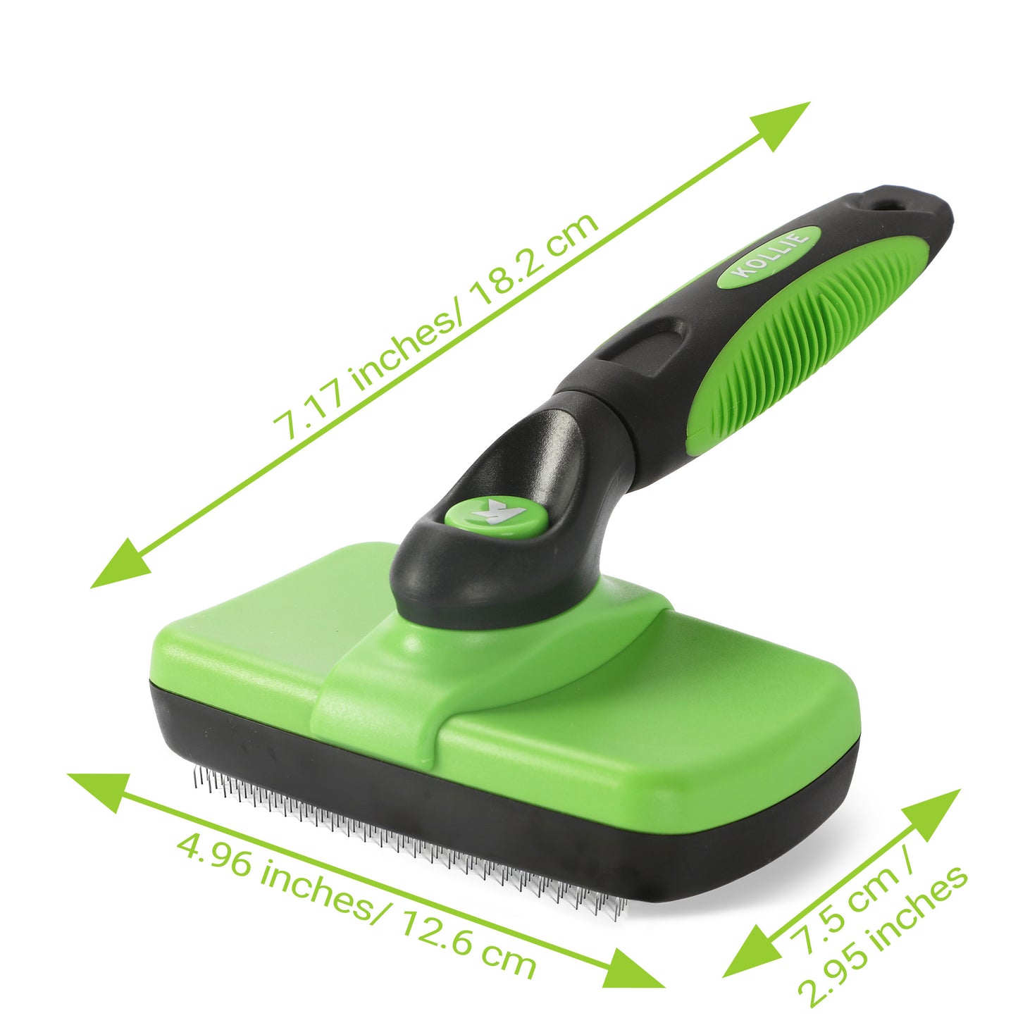 Green Dog Slicker Brush