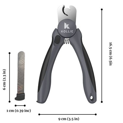 Kollie Graphite Pet Nail Clipper