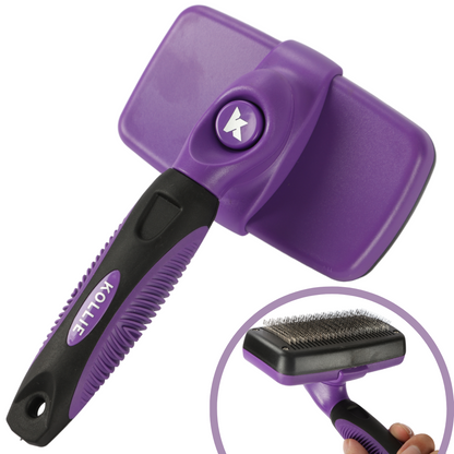 Purple Pet Slicker Brush