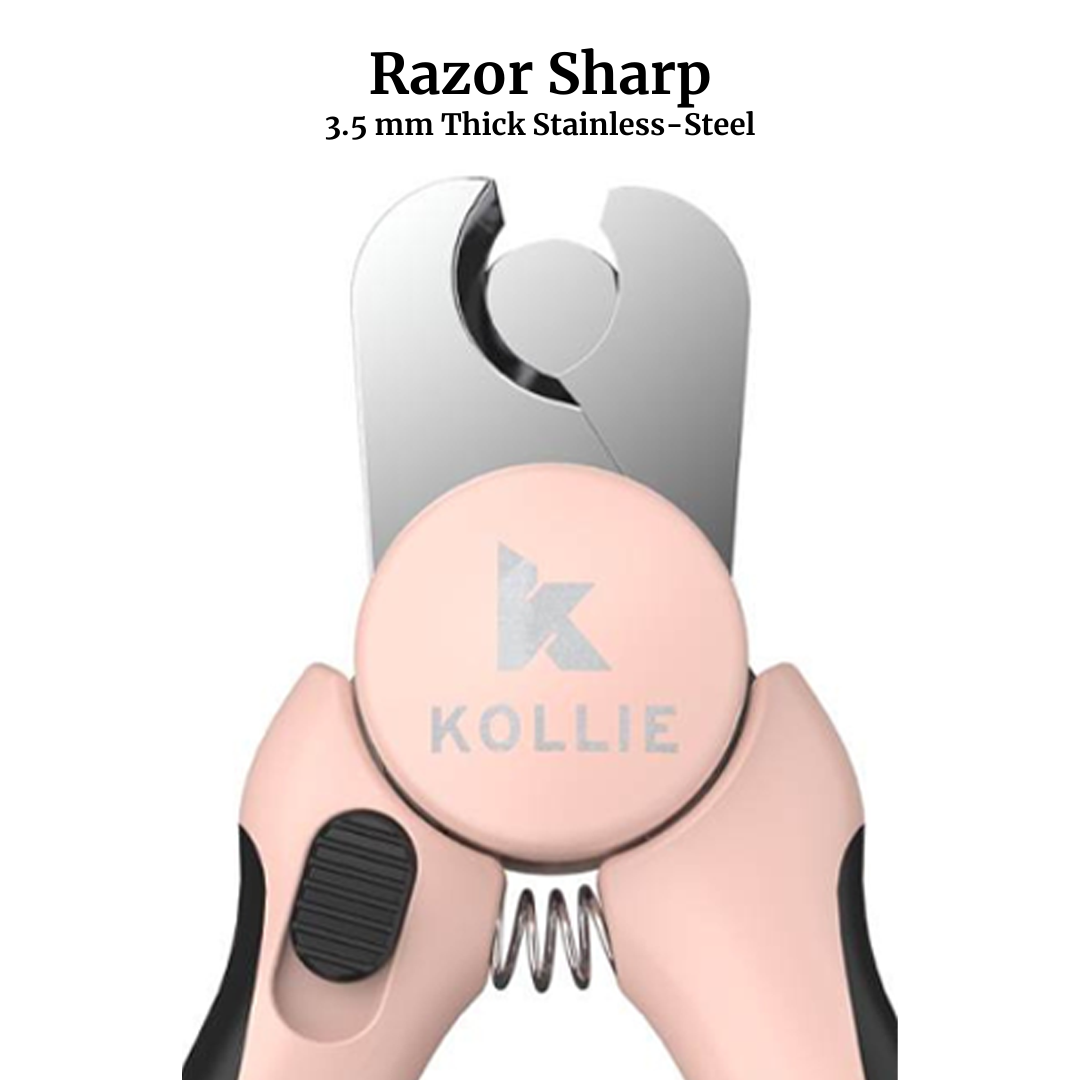 Kollie Peach Cream Pet Nail Clipper