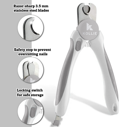 White Kollie Pet Nail Clipper