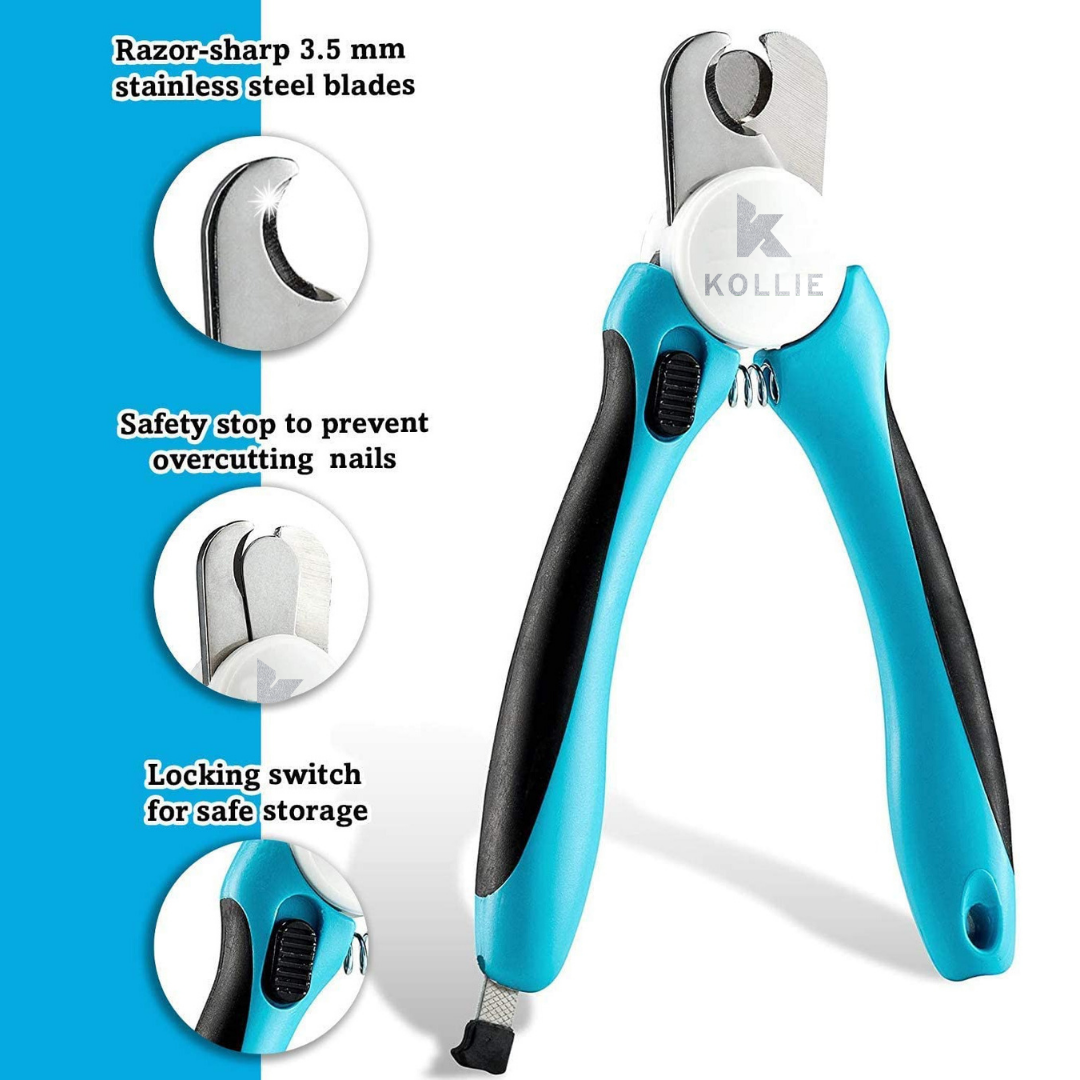 Kollie Blue Pet Nail Clipper