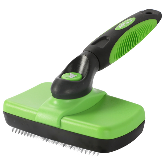 Green Pet Slicker Brush