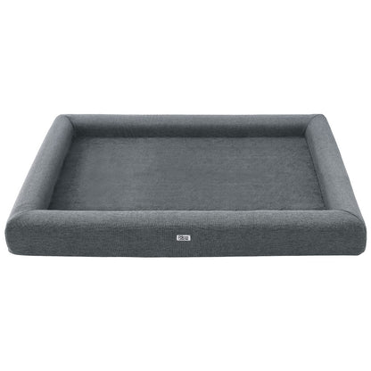 Bed Dog Cat Extra Large Calming Soft Sofa Cushion Egg Crate Washable Grey
