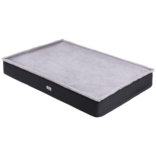 Bed Dog Cat Large Calming Soft Sofa Foam Cushion Washable Cover Grey