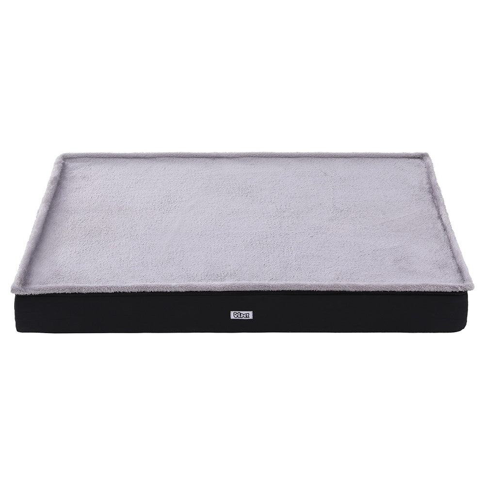 Bed Dog Cat Large Calming Soft Sofa Foam Cushion Washable Cover Grey