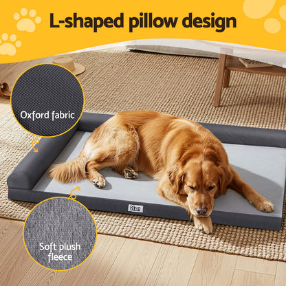 i.Pet Pet Bed Plush Soft Cushion Egg Crate Large Sofa Platform Removable Washable