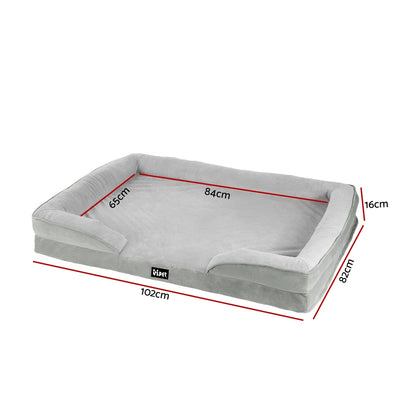 Bed Dog Calming Soft Cushion Egg Crate Large Sofa Removable Washable