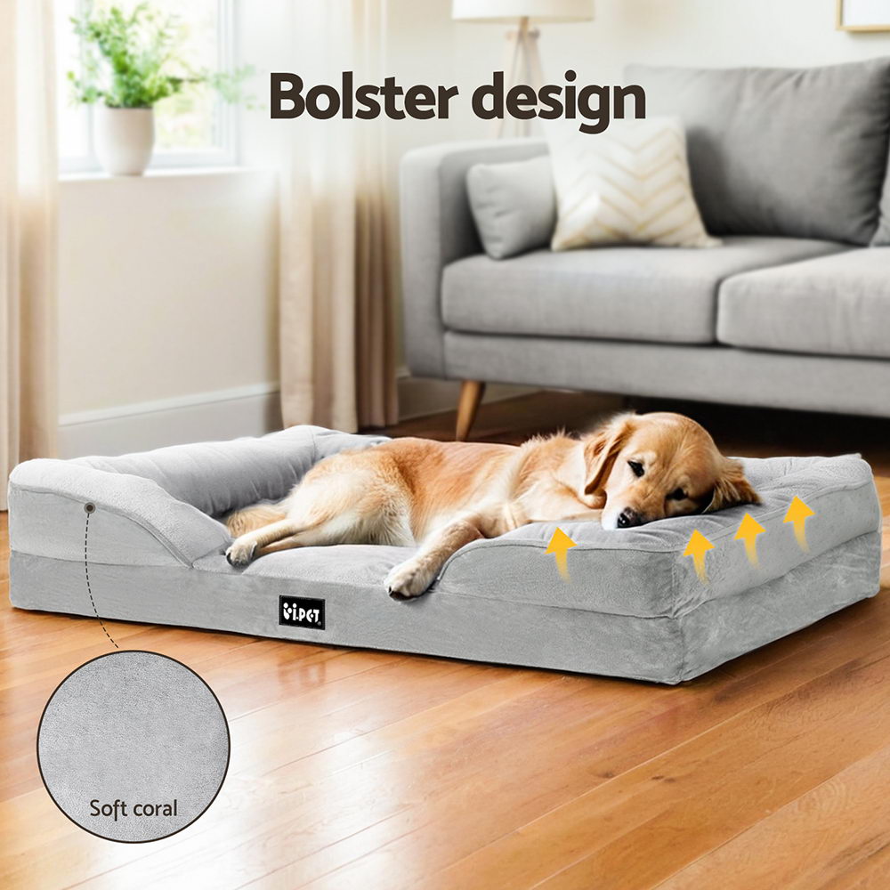 Bed Dog Calming Soft Cushion Egg Crate Large Sofa Removable Washable