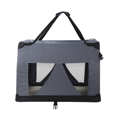 Pet Carrier Soft Crate Dog Cat Travel 60x42CM Portable Foldable Car M