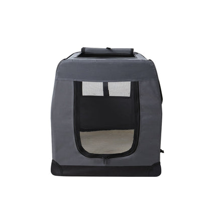 Pet Carrier Soft Crate Dog Cat Travel 60x42CM Portable Foldable Car M