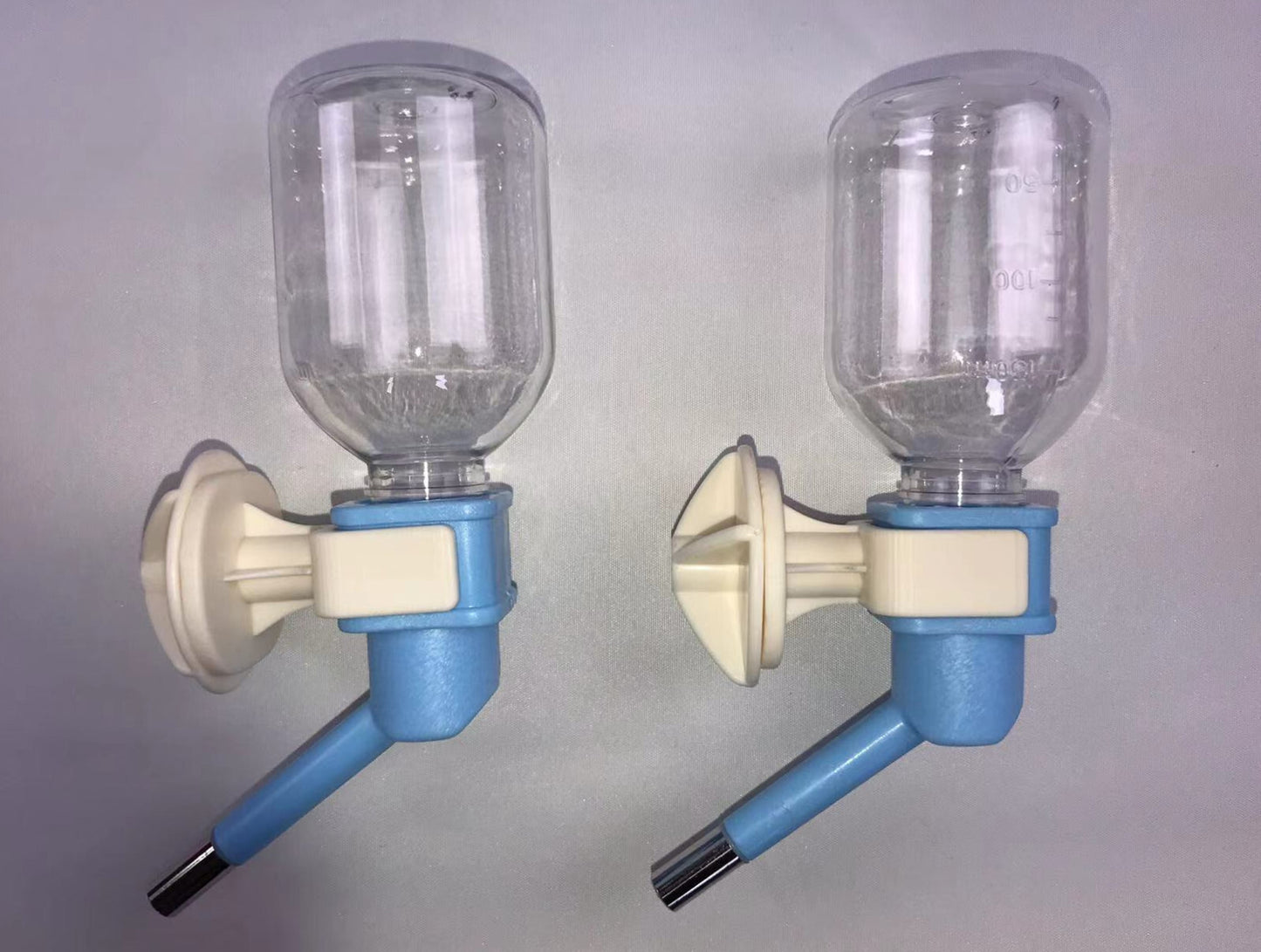 YES4PETS 2 x Pet Hanging Water Bottle No Drip Water Dispenser Rabbit Dog Cat Drinking Bottle-Pink