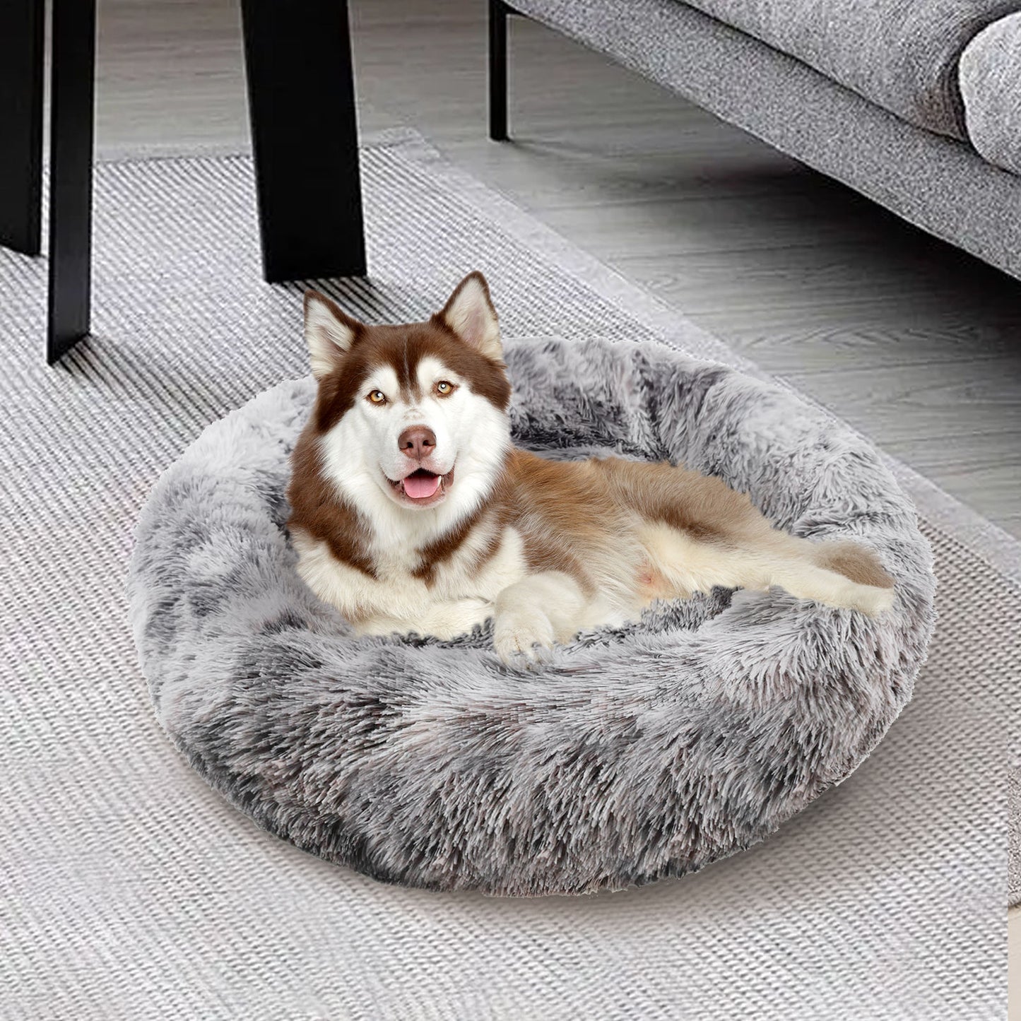 Pet Bed Dog Bed Cat Calming Bed Extra Large Sleeping Comfy Cave Washable 90cm