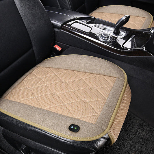 Car Seat Cover Cooling Pad Electric Air Ventilator Seat Cushion - Beige