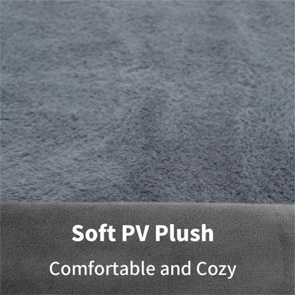 XL Size PawfectFriend Orthopedic Dog Bed 3-Side Comfort Bolster Padded Calming Mattress Bed with Removable Cover